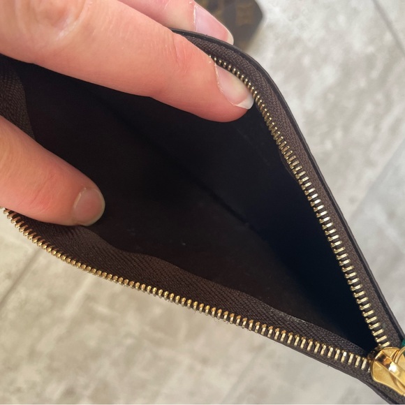 Louis Vuitton Josephine Wallet w/ Insert!!! GREEN, Dustbag, Box, MADE IN FRANCE - Picture 11 of 13